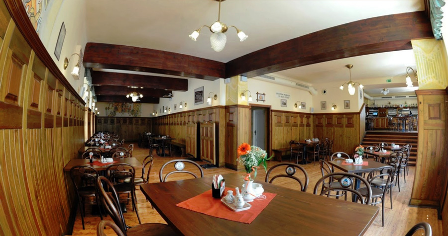 restaurace Švejk U pětatřicátníků Plzeň - interiér restaurace Švejk U pětatřicátníků Plzeň - interiér